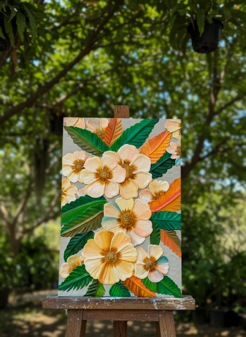 Blind Artist Draws Incredibly Colorful Paintings