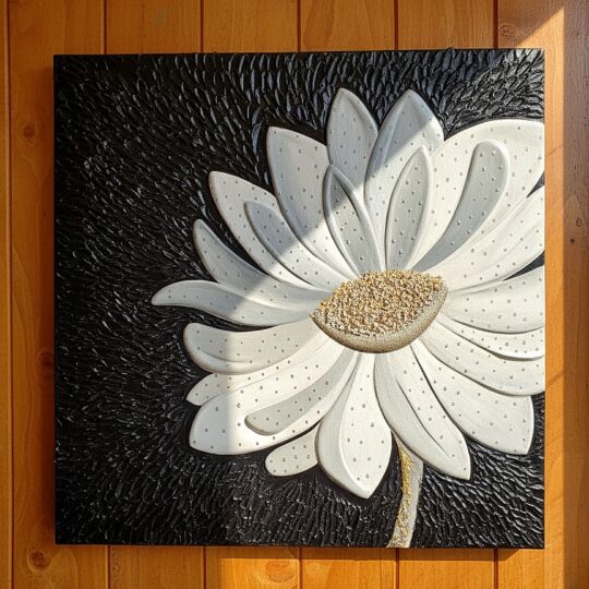 Serenity Bloom – Abstract Texture Art wall